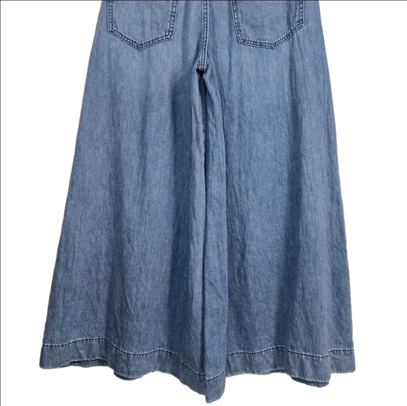 Anthropology Pilcro Super-Wide-Leg High-Rise Jeans, Size 30 ~ EUC - Picture 12 of 16